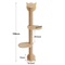 WallMounted Cat Scratching Posts With Dual Perches Sisal Cat Tree Tower Climbing Shelves 4