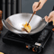 KEMORELA Premium Stainless Steel Wok Uncoated DoubleHandle Chef Pan For HighHeat StirFry 7