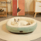 Plush Oval Pet Bed Thickened Machine Washable Dog Cat Cushion For AllSeason Comfort 2