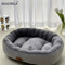 Plush Oval Pet Bed Thickened Machine Washable Dog Cat Cushion For AllSeason Comfort 4