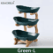 Modern Wooden ThreeLayer Fruit Plate MultiTier Snack Dessert Serving Stand 4
