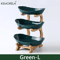 Modern Wooden ThreeLayer Fruit Plate MultiTier Snack Dessert Serving Stand 4