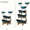 Modern Wooden ThreeLayer Fruit Plate MultiTier Snack Dessert Serving Stand 7