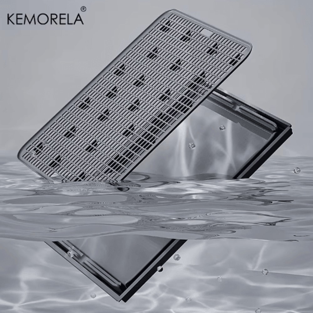 KEMORELA ExtraLarge Stainless Steel Cat Litter Box With Lid HighSided Enclosed LeakProof Litter Pan 11