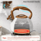 KEMORELA 3L Stainless Steel Whistling Kettle HeatResistant Hammered Teapot With Wooden Handle 7