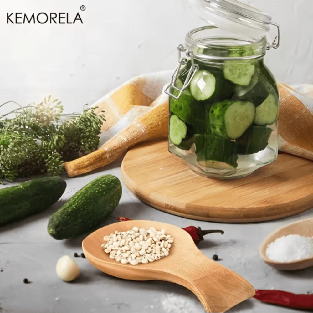 Acacia Wood Utensil Holder Elegant Countertop Organizer For Spoons Spatulas Ladles 12 Piece Set 4