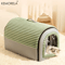 KEMORELA Thickened Enclosed Pet Bed AllSeason Portable Dog House Cozy Cat Tent 4