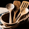 Teak Wooden Utensils Set With Holder 479Piece Wooden Spoons For Cooking 6