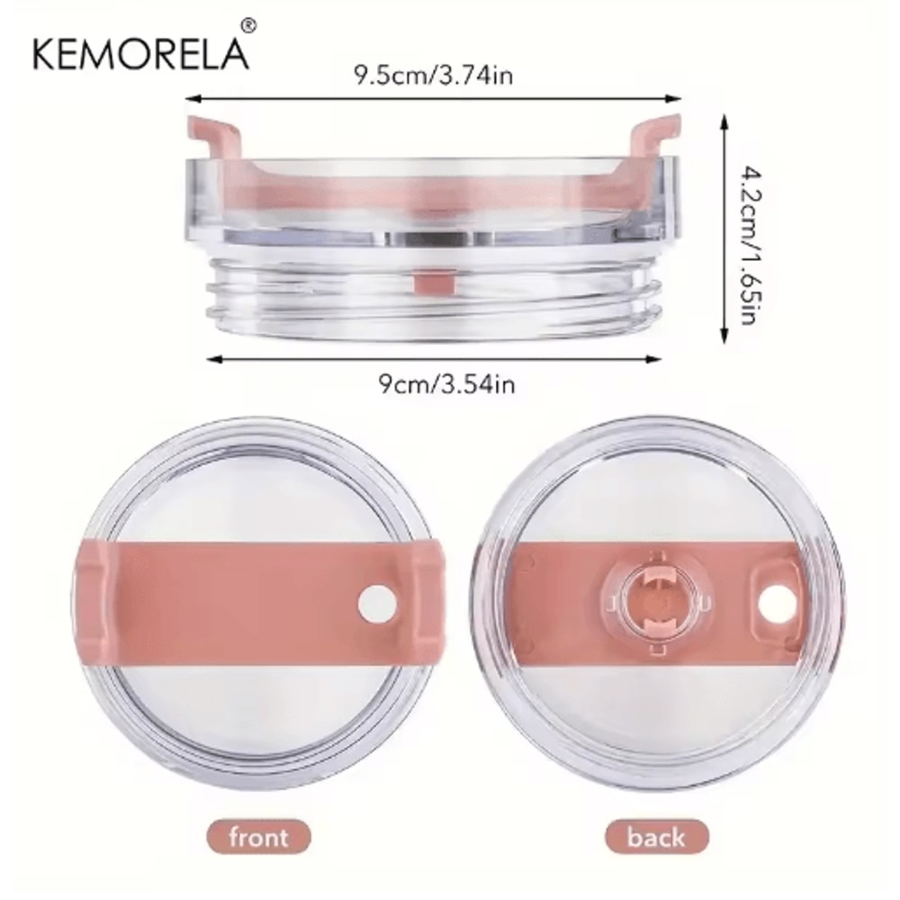 360 Rotating Tumbler Lid SpillProof SplashResistant Replacement Cover 10