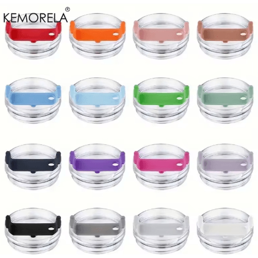 360 Rotating Tumbler Lid SpillProof SplashResistant Replacement Cover 8