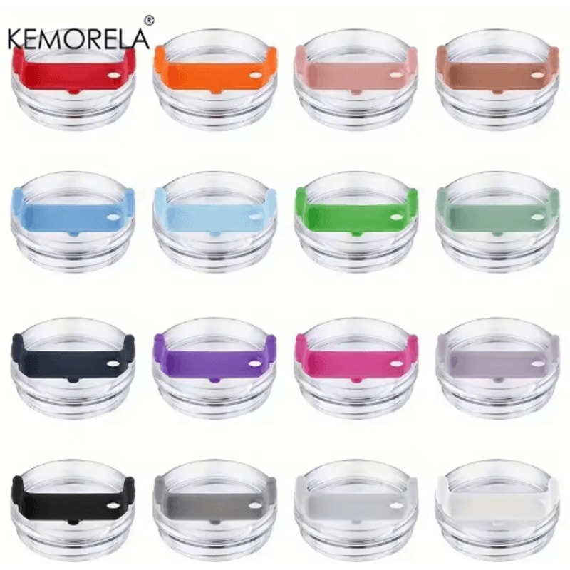 360 Rotating Tumbler Lid SpillProof SplashResistant Replacement Cover 8