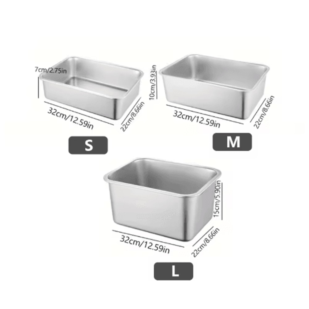 LargeCapacity Stainless Steel Dog Bowl HeavyDuty AntiFall Feeding Drinking Basin 2