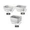 LargeCapacity Stainless Steel Dog Bowl HeavyDuty AntiFall Feeding Drinking Basin 2