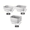 LargeCapacity Stainless Steel Dog Bowl HeavyDuty AntiFall Feeding Drinking Basin 2