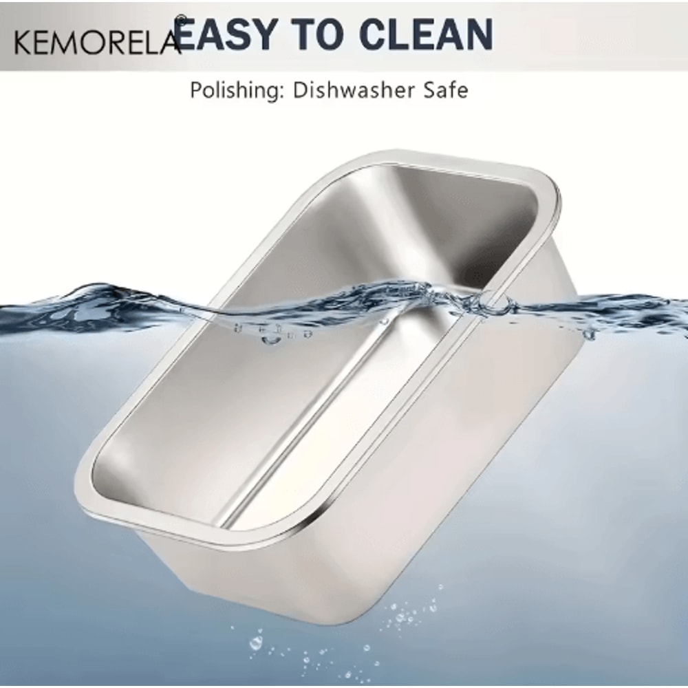 LargeCapacity Stainless Steel Dog Bowl HeavyDuty AntiFall Feeding Drinking Basin 6