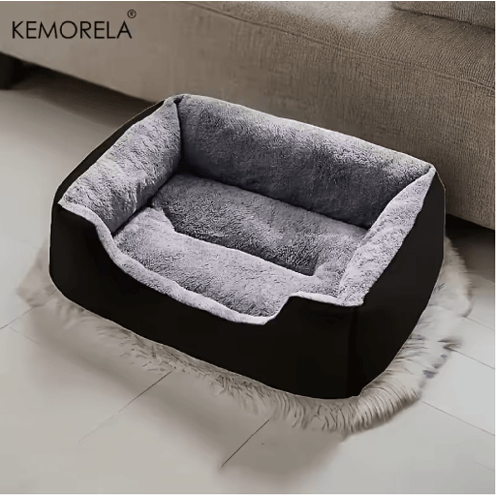 KEMORELA Cozy Plush Pet Bed All Season Elastic Dog And Cat Lounger For XS To Medium Breeds 4