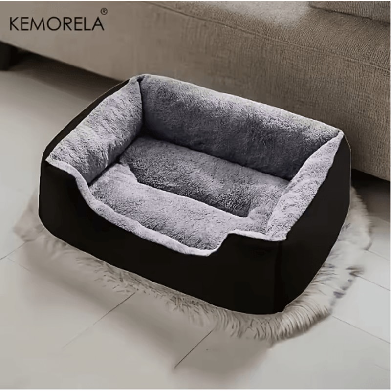 KEMORELA Cozy Plush Pet Bed All Season Elastic Dog And Cat Lounger For XS To Medium Breeds 4