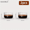 KEMORELA Espresso Shot Glasses 60ml Clear Scale Measuring Cups For Home Baristas 1 To 2 PCs 1