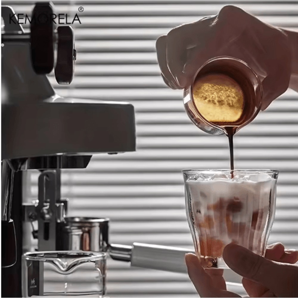 KEMORELA Espresso Shot Glasses 60ml Clear Scale Measuring Cups For Home Baristas 1 To 2 PCs 4