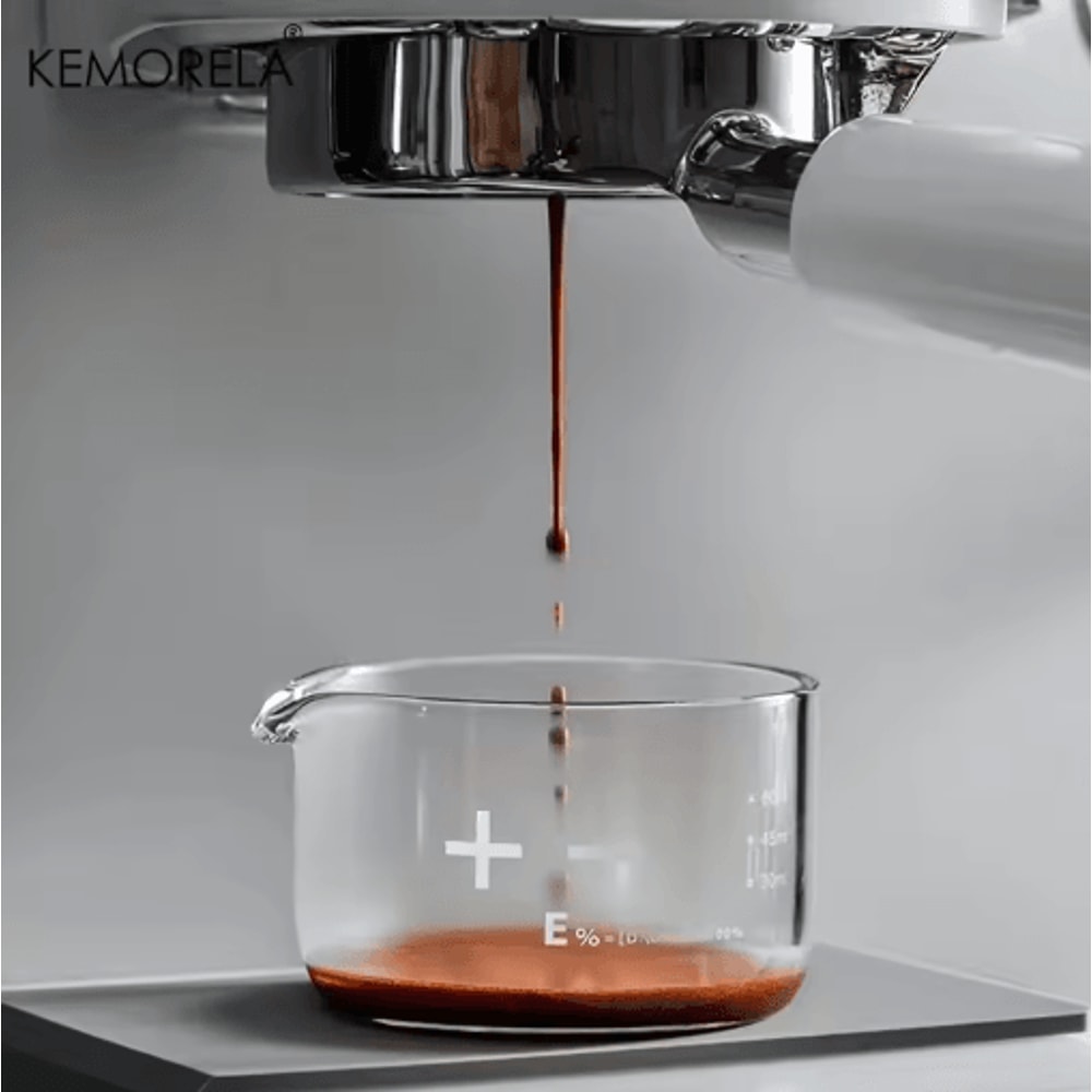 KEMORELA Espresso Shot Glasses 60ml Clear Scale Measuring Cups For Home Baristas 1 To 2 PCs 5