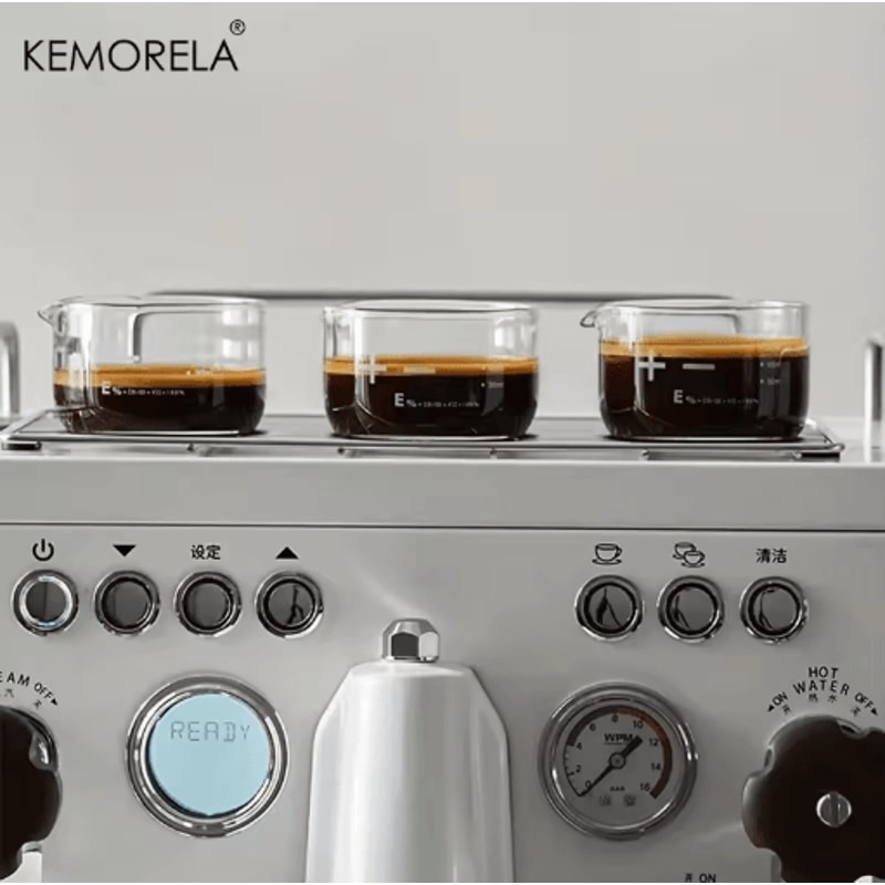 KEMORELA Espresso Shot Glasses 60ml Clear Scale Measuring Cups For Home Baristas 1 To 2 PCs 6