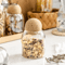 KEMORELA Airtight Glass Storage Jar With Ball Cork Lid Transparent Canister For Tea Coffee And Snac 7