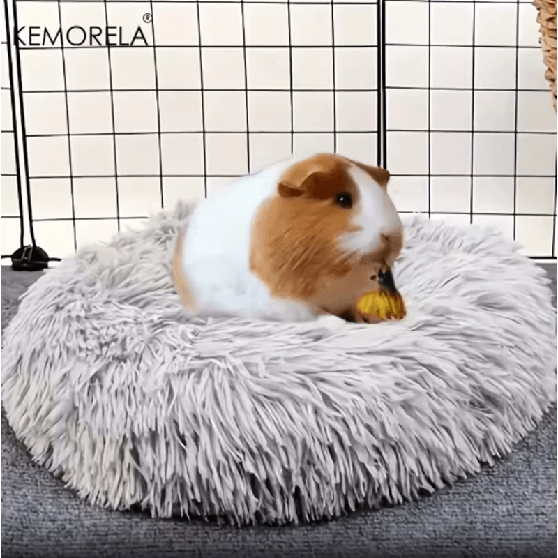Ultra Soft Plush Small Pet Nest Cozy Warm Hamster Sleeping Bed With Non Slip Base 1