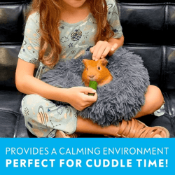 ultra soft plush small pet nest cozy warm hamster sleeping bed with non slip base