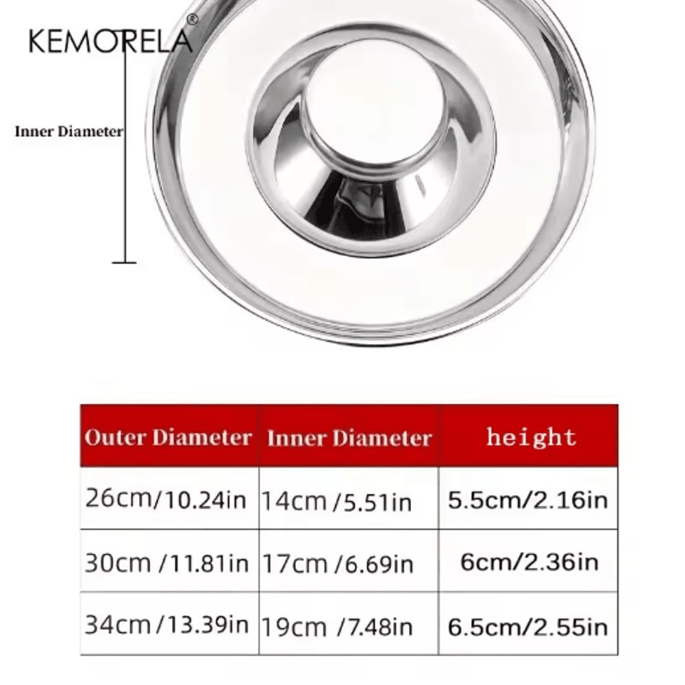 Stainless Steel Dog Slow Feeder Bowl AntiGulp Feeding Water Dish For Puppies And Pets 4