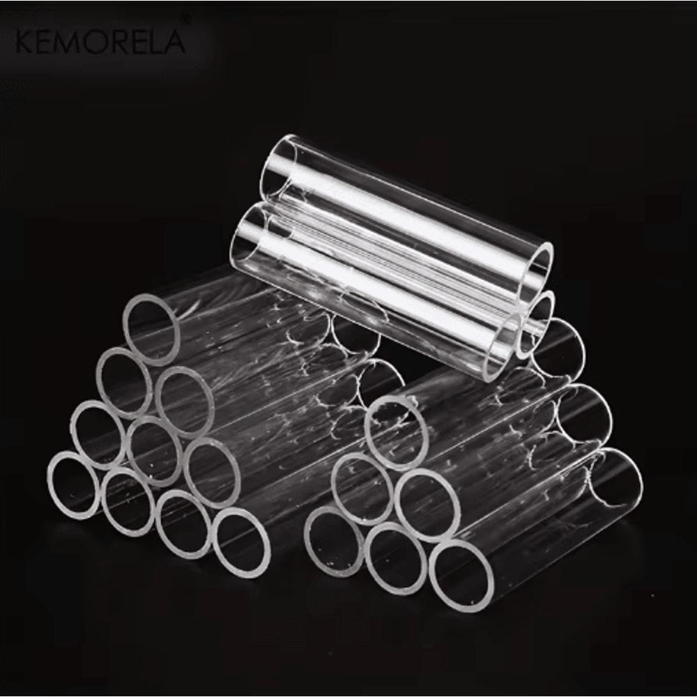 KEMORELA Acrylic Aquarium Decorations Set Transparent Fish Shrimp Shelter Houses 361015 PCS 6