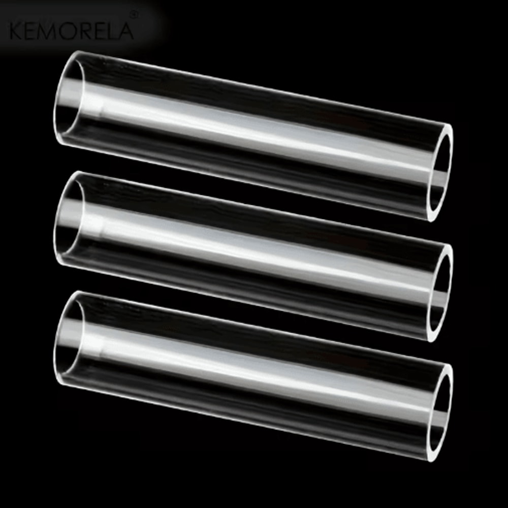 KEMORELA Acrylic Aquarium Decorations Set Transparent Fish Shrimp Shelter Houses 361015 PCS 7