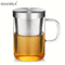 KEMORELA 500ml Glass Tea Infuser Mug Borosilicate Tea Mug With Stainless Steel Infuser 1