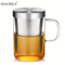 KEMORELA 500ml Glass Tea Infuser Mug Borosilicate Tea Mug With Stainless Steel Infuser 1