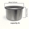 AntiSpill Stainless Steel Dog Water Bowl Floating Disk Slow Drinking Bowl For Clean Dry Mouths 1