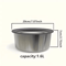 AntiSpill Stainless Steel Dog Water Bowl Floating Disk Slow Drinking Bowl For Clean Dry Mouths 3