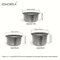 AntiSpill Stainless Steel Dog Water Bowl Floating Disk Slow Drinking Bowl For Clean Dry Mouths 4