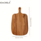 KEMORELA FoodSafe Wooden Cutting Board With Handle Durable Serving Prep Board 1