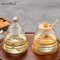 Glass Honeycomb Honey Storage Jar With Dipper Lid Decorative Honey Bottle For Kitchen Parties 7