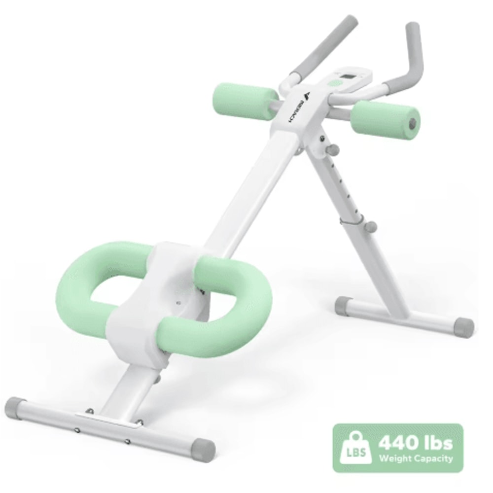 MERACH Adjustable Ab Machine Trainer Foldable Core And Abdominal Exercise System With Knee Protecti 4