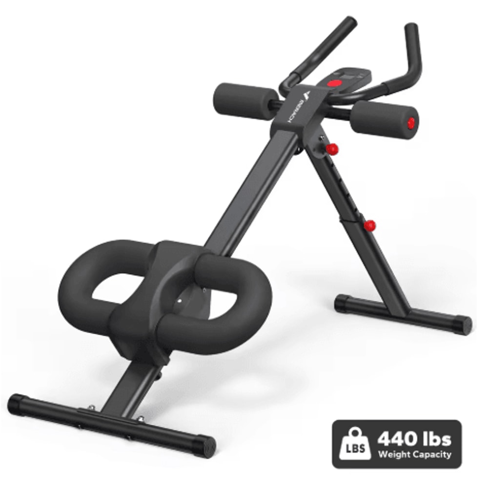 MERACH Adjustable Ab Machine Trainer Foldable Core And Abdominal Exercise System With Knee Protecti 5