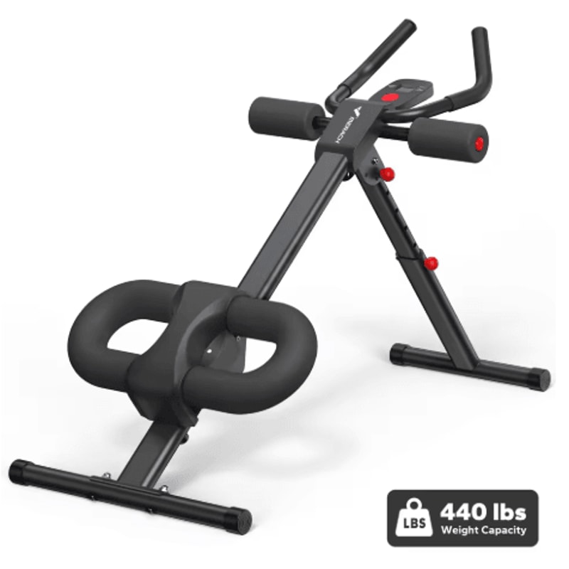 MERACH Adjustable Ab Machine Trainer Foldable Core And Abdominal Exercise System With Knee Protecti 5