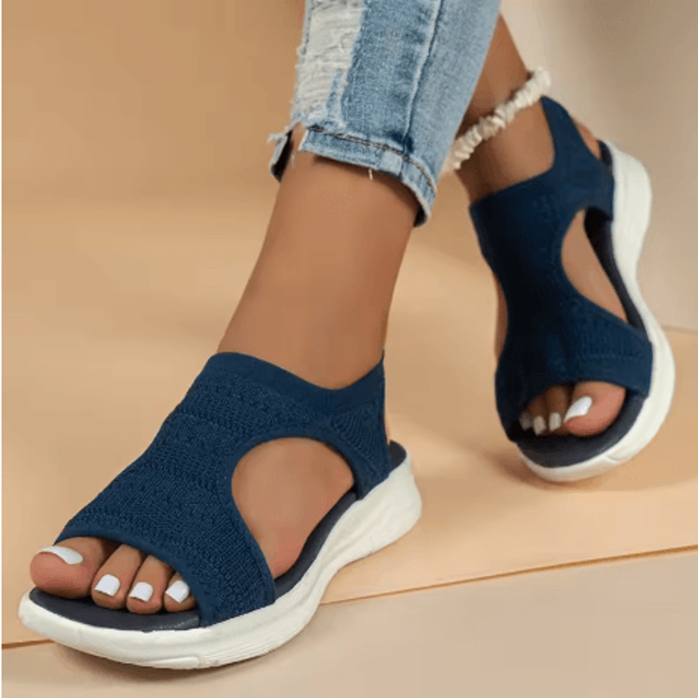 Summer 2024 Womens Platform Wedge Sandals Comfortable Casual Roman Sport Sandals Plus Size Friendly 3