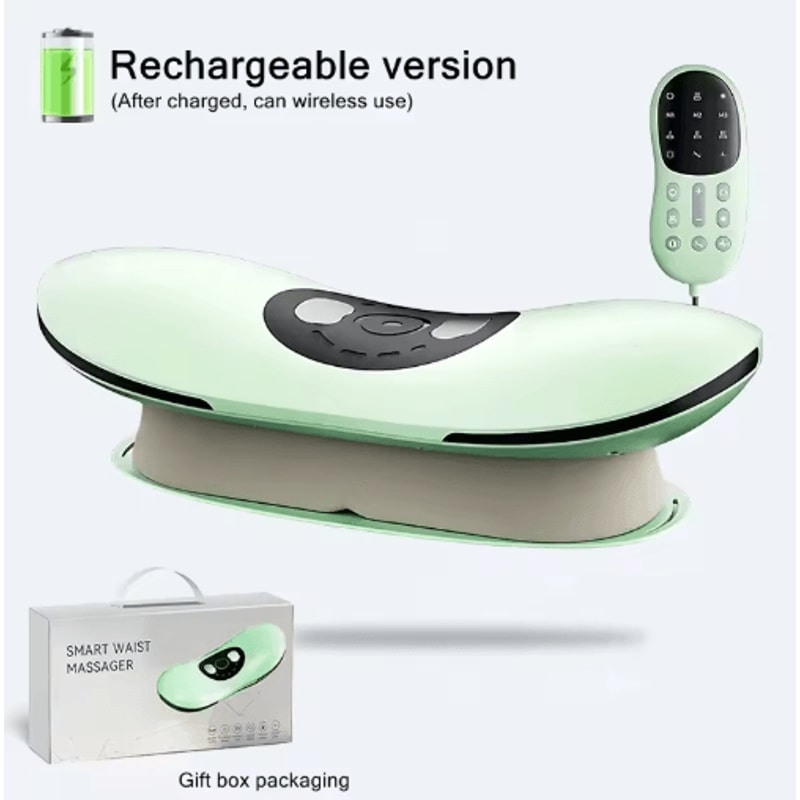 Electric Lumbar Traction Massager With Heat Adjustable Intensity 2