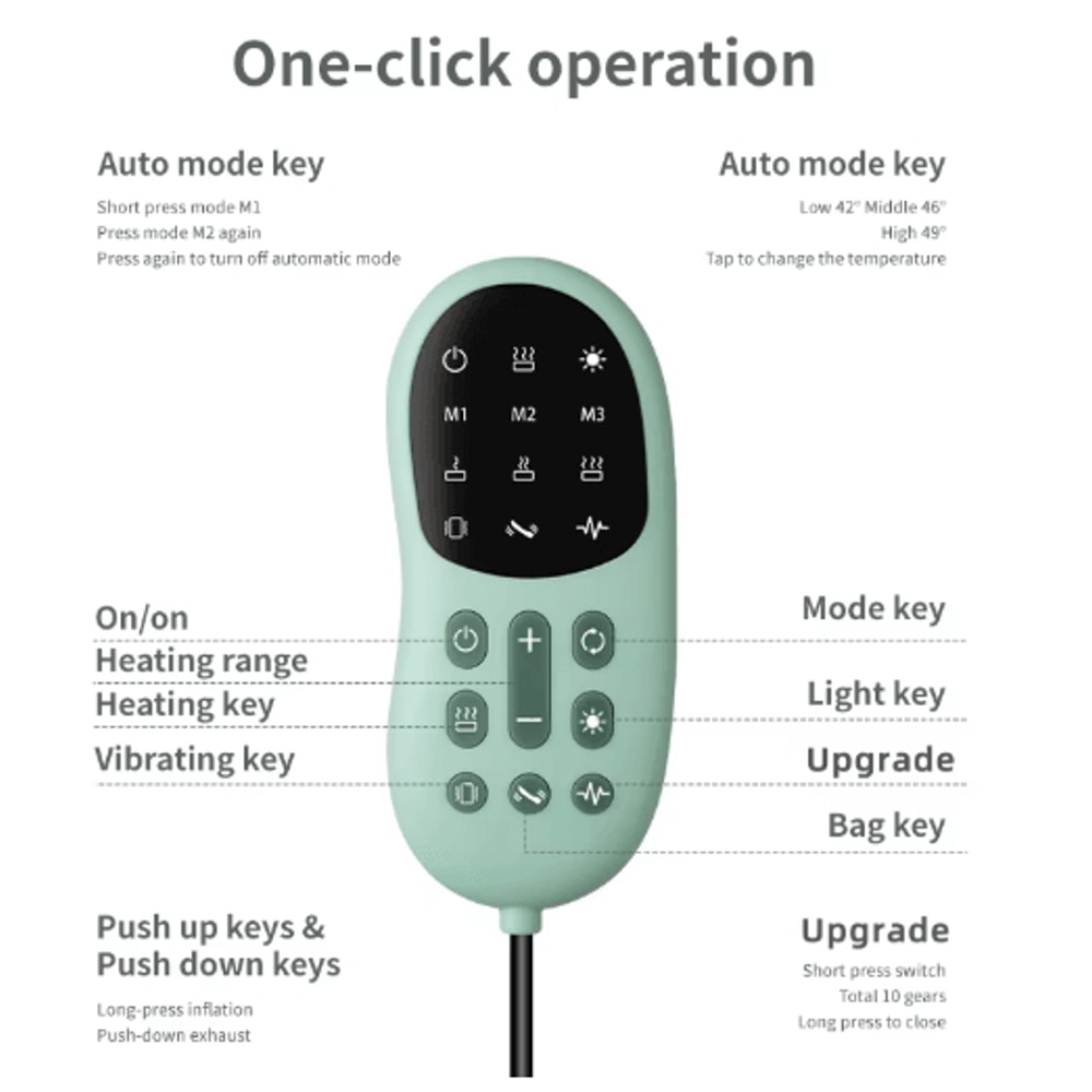 Electric Lumbar Traction Massager With Heat Adjustable Intensity 7