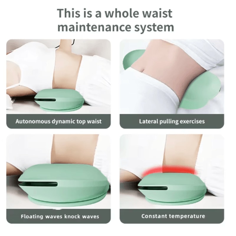 Electric Lumbar Traction Massager With Heat Adjustable Intensity 9