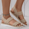 Womens AntiSlip Flat Sandals With ColorContrast Sole 3