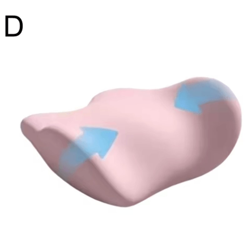 Ergonomic Memory Cotton Lumbar Support Pillow For Sleep Bed Use 2