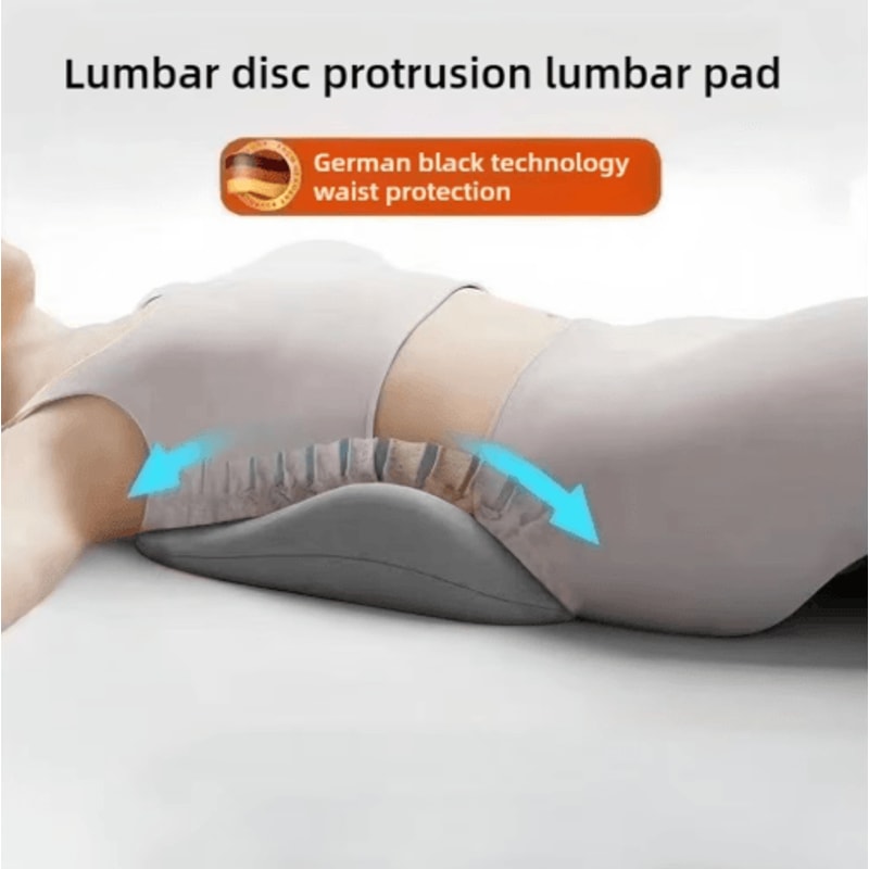 Ergonomic Memory Cotton Lumbar Support Pillow For Sleep Bed Use 9