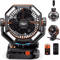 20000mAh Rechargeable Camping Fan With LED Lantern 8Speed Control 1