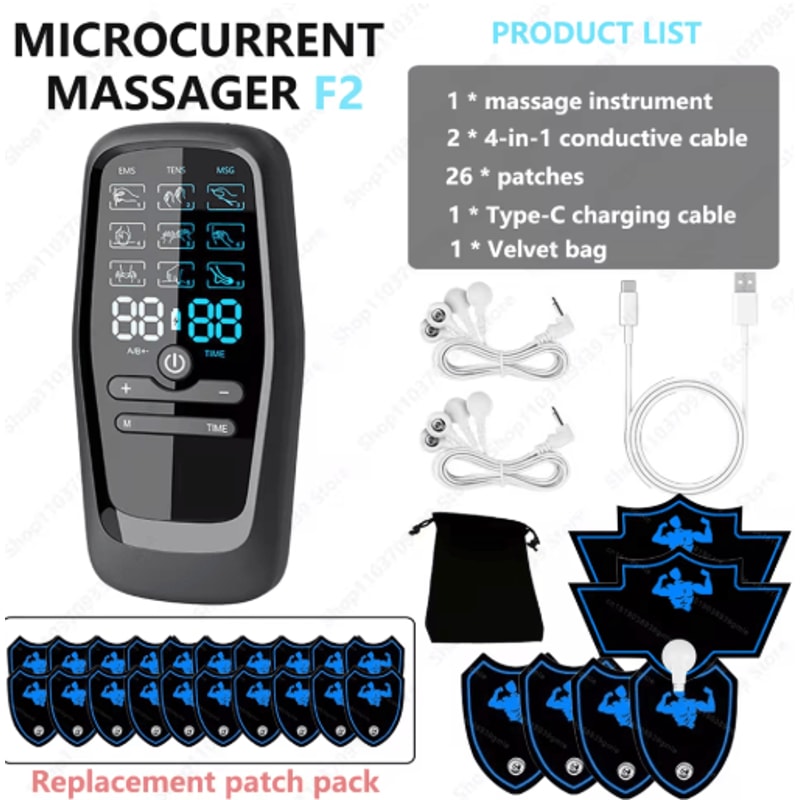 Digital TENS EMS Muscle Stimulator For Body Therapy And Massage 1